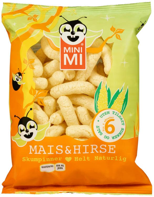 Skumpinner Mais&Hirse 6mnd 40g Minimi