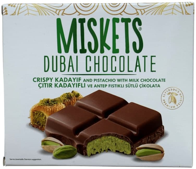 Dubai Chokolate Pistasj 100g Miskets