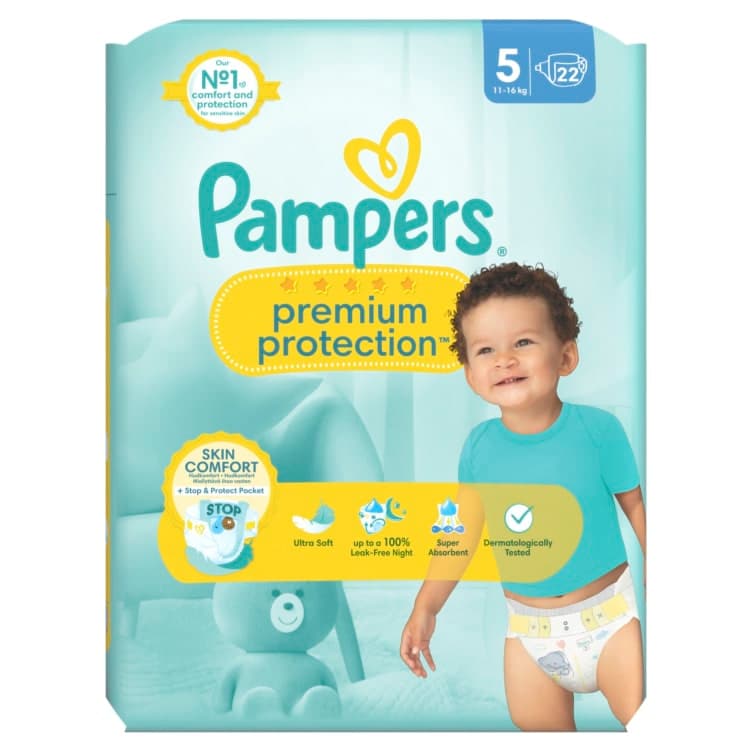 Bleier Pampers Prem Prot S5 11-16kg 22st