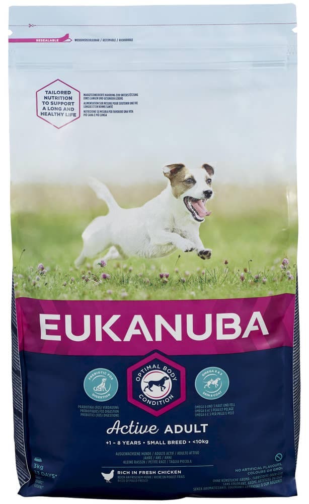 Dog Adult Active Small Breed 3 kg