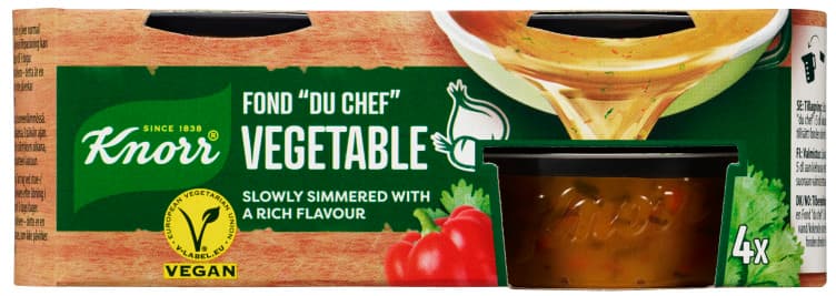 Fond Du Chef Grønnsak 4x28g Knorr 112 g