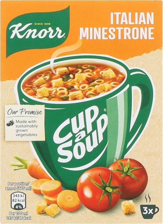 Cup Soup Minestrone 57gx3pk Knorr 171 g