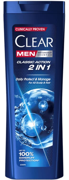 Clear Shampoo 2in1 Classic Action 225ml