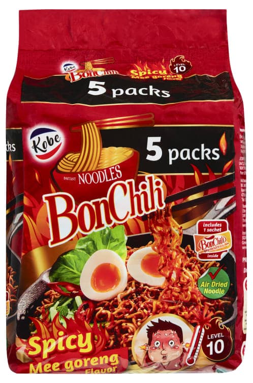 Nudler 5x105g Bonchili 525 g