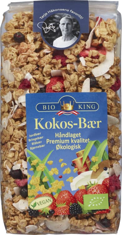 Crunchy Kokos&Bær Økologisk 375g
