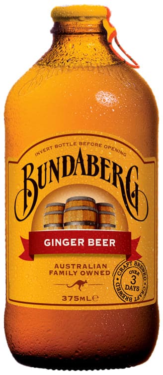 Ginger Beer 375ml Bundaberg flaske