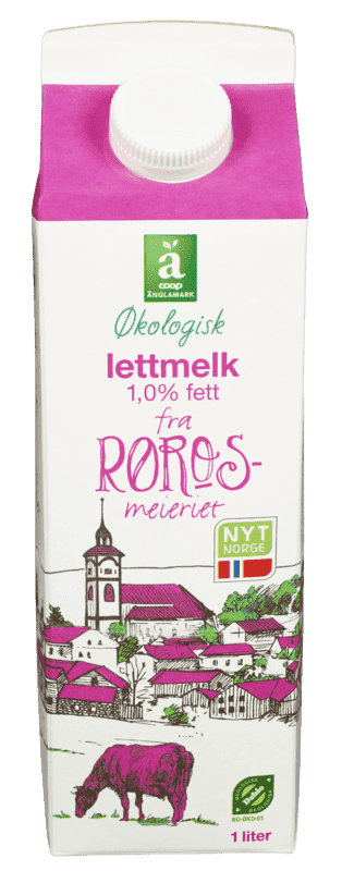 Änglamark Lettmelk 1.0% 1l