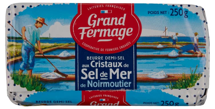 Fransk Smør m/Havsal 250g Eurial