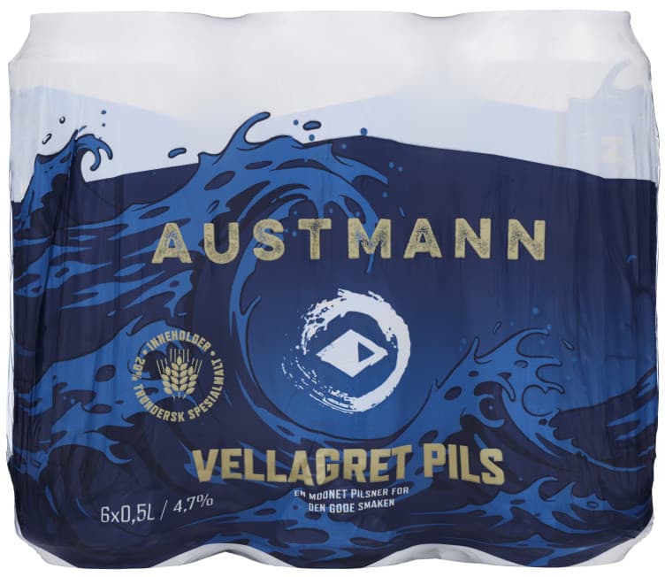 Austmann Bryggeri Vellagret Pils 500ml boks
