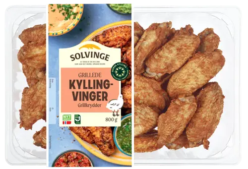 Grillede Kyllingvinger med Grillkrydder 800g