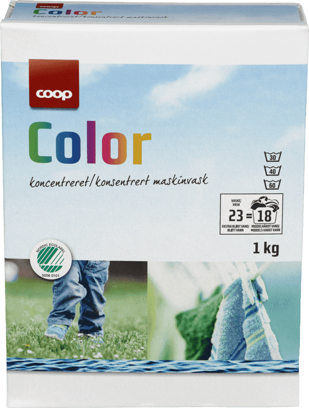 Tøyvask Color Konsentrert 1kg Coop
