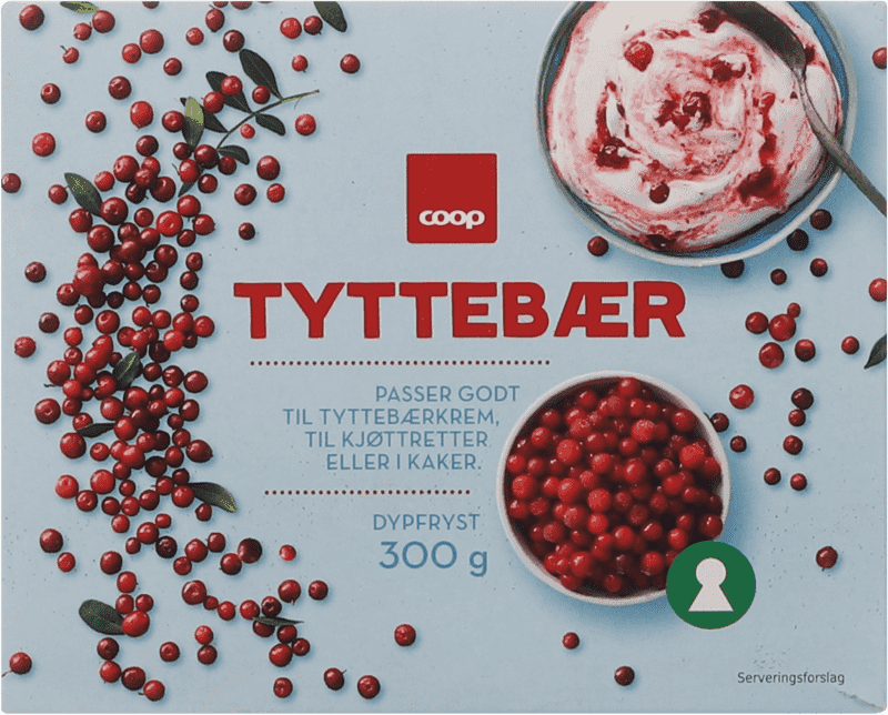 Tyttebær 300g Coop