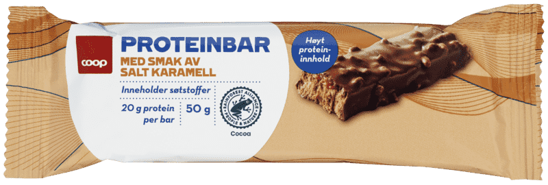 Coop Salty Caramel Proteinbar 50g