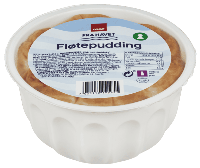 Rund Fløtepudding 450g Coop