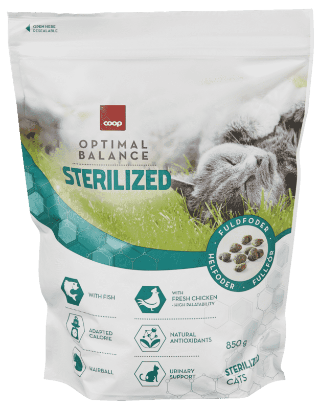 Kattemat Sterilisert 850g Coop