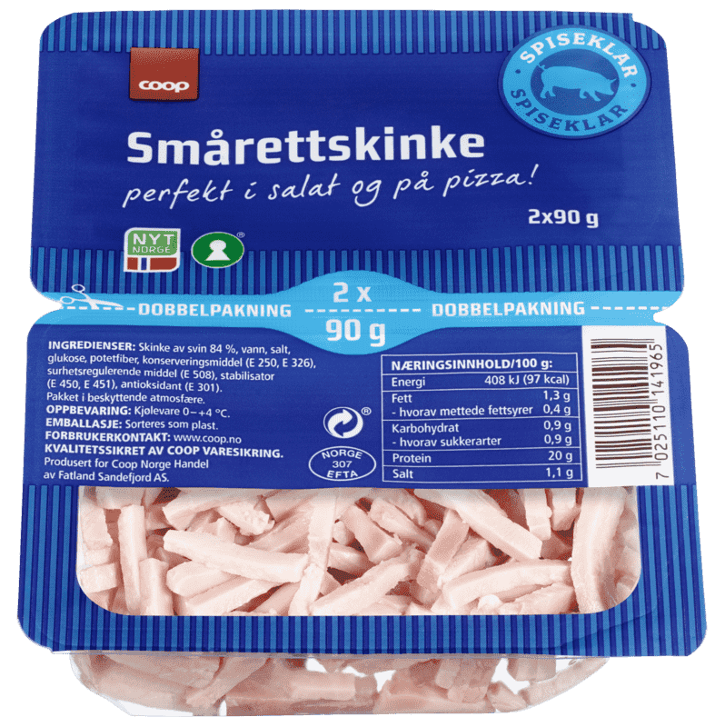 Coop Smårettskinke 180g