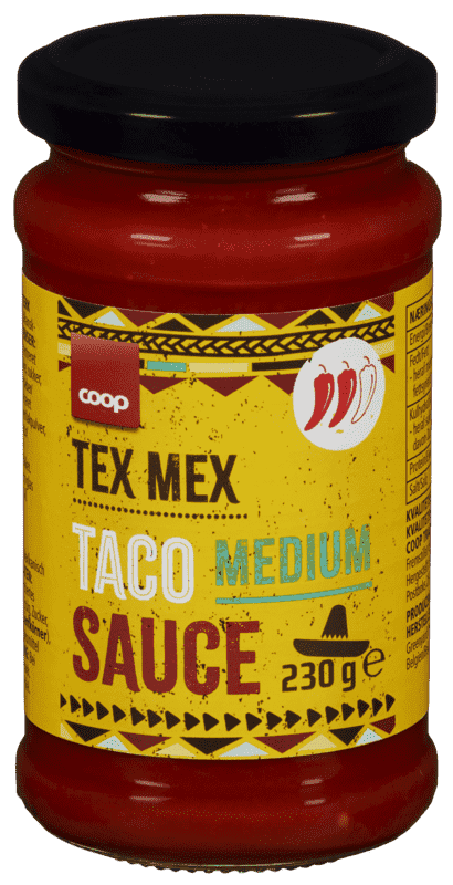Coop Taco Saus Medium 230g