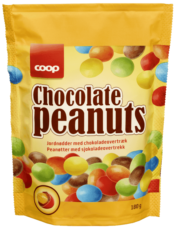 Chocolate Peanuts 180g Coop