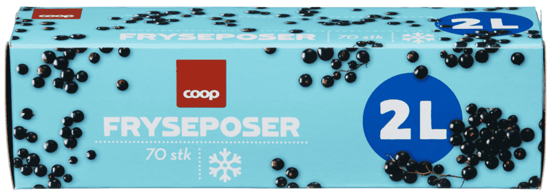 Frysepose 2l 70stk Coop