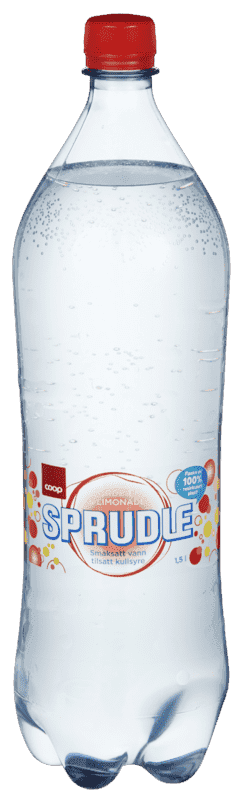 Sprudle Jordbærlimonade 1,5l Coop