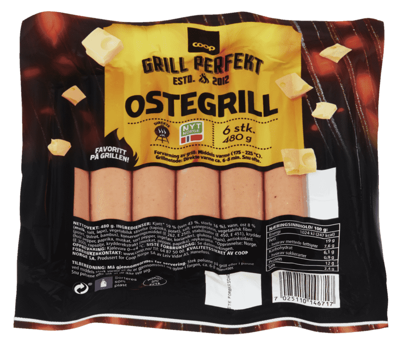 Ostegrill 480g Coop