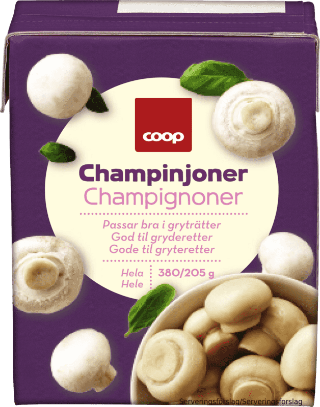 Hel Champignon 390g Coop