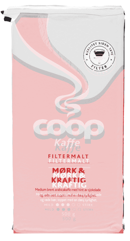 Coop Filtermalt Kaffe Rød 500g