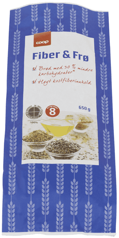 Coop Fiber og Frøbrød 650g