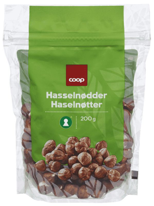 Coop Hasselnøttkjerner 200g