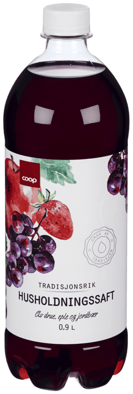 Husholdningssaft 900ml Coop