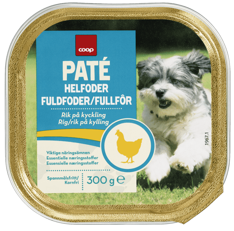 Coop Dogz Kylling Pate 300g