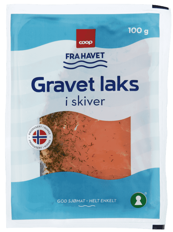 Coop Skivet Gravlaks 100g