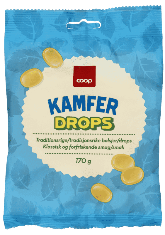 Kamferdrops 170g Coop
