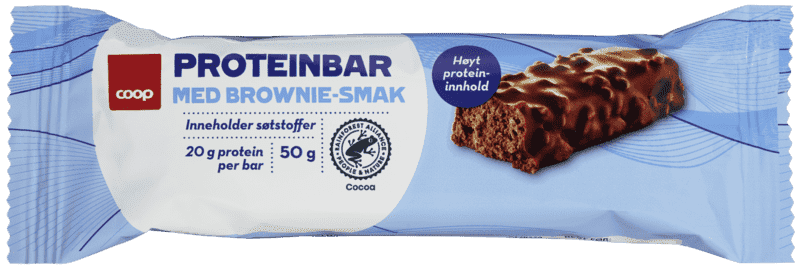 Crispy Brownie Proteinbar 50g Coop