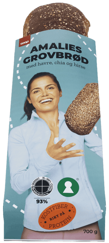 Coop Amalies Grovbrød 700g