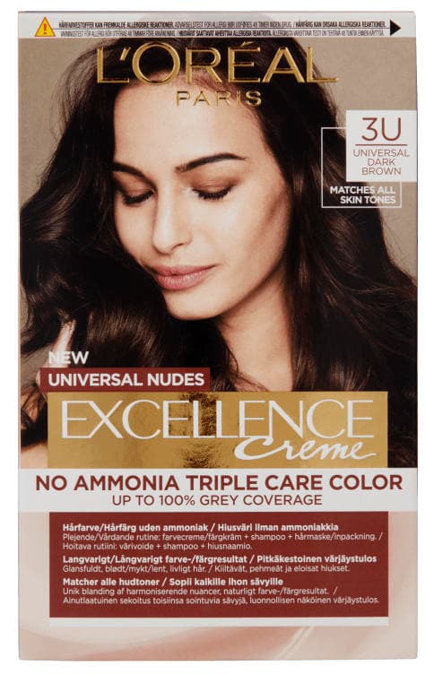 Excellence Creme Universal Dark Brown 3u Loreal 192 ml