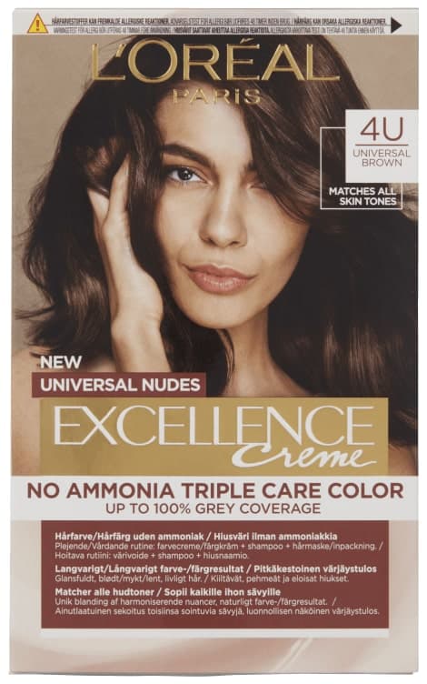 Excellence Creme Universal Brown 4u Loreal 192 ml