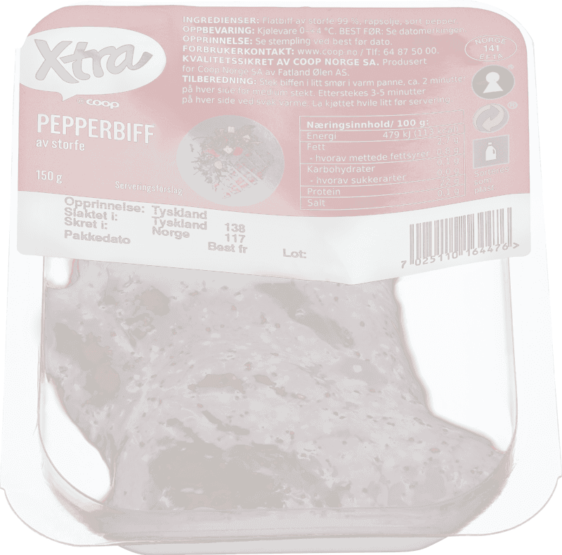 Pepperbiff 150g X-tra