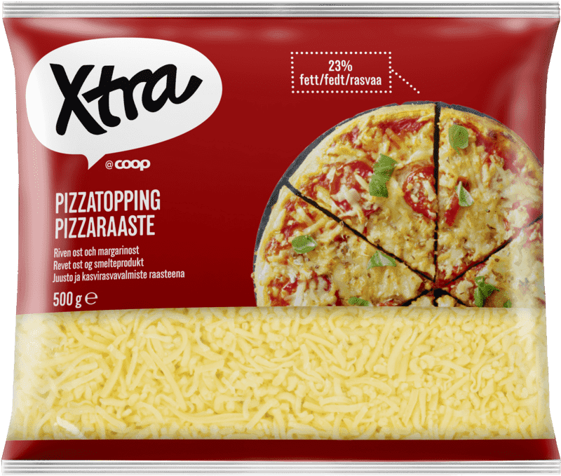 Pizzatopping 500g X-tra