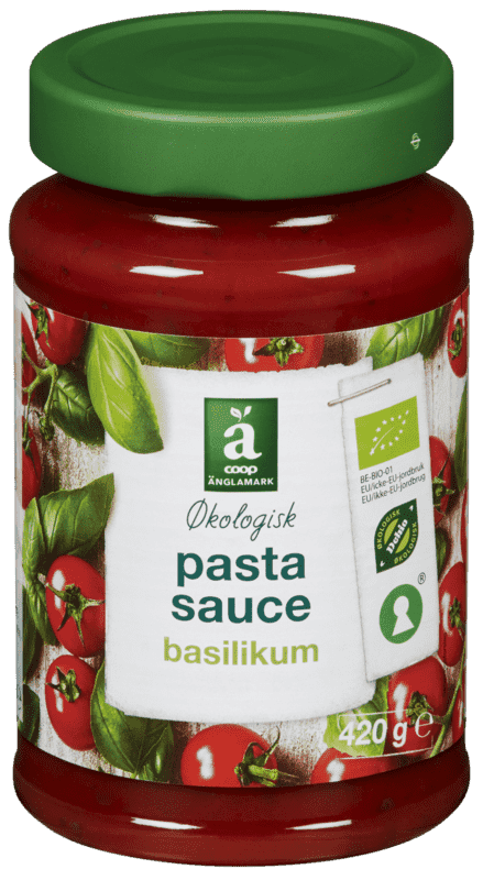 Änglamark Pasta Saus Basilikum 420g
