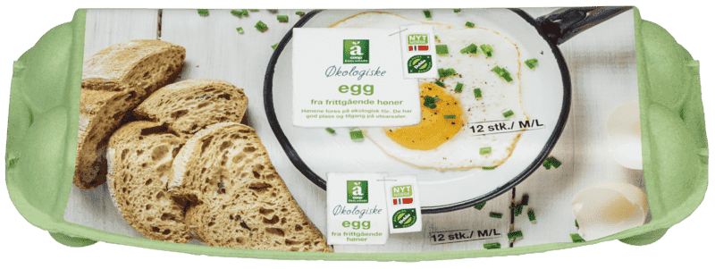 Änglamark Egg M/L 12stk Økologisk