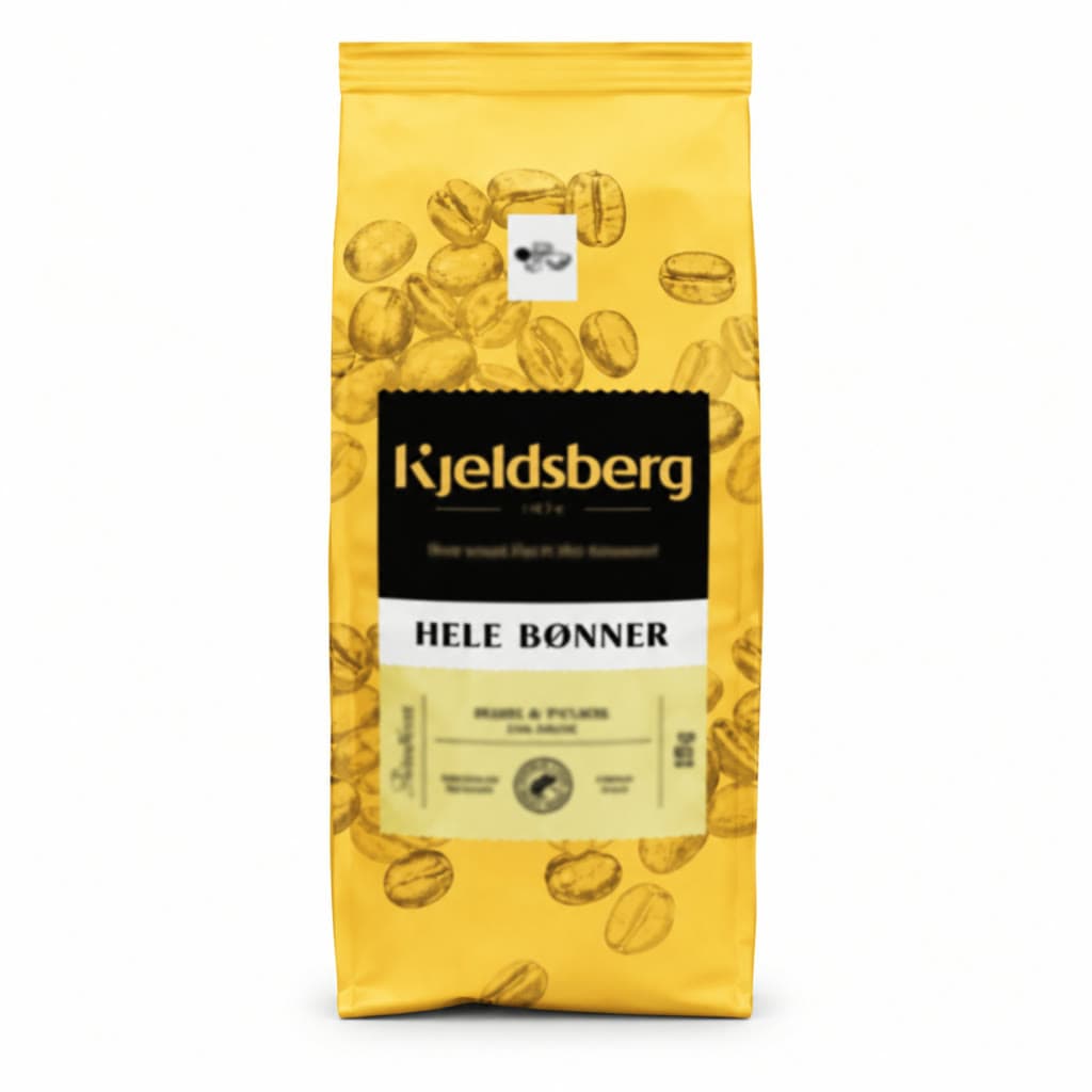 Kjeldsberg Kaffe Hele Bønner Rund og Fyldig 225g