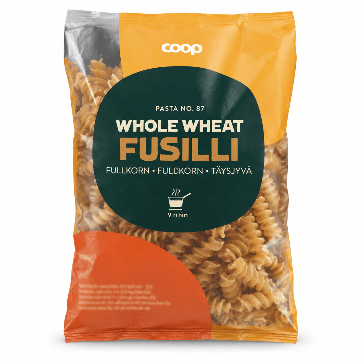 Fusili Fullkorn 500g Coop