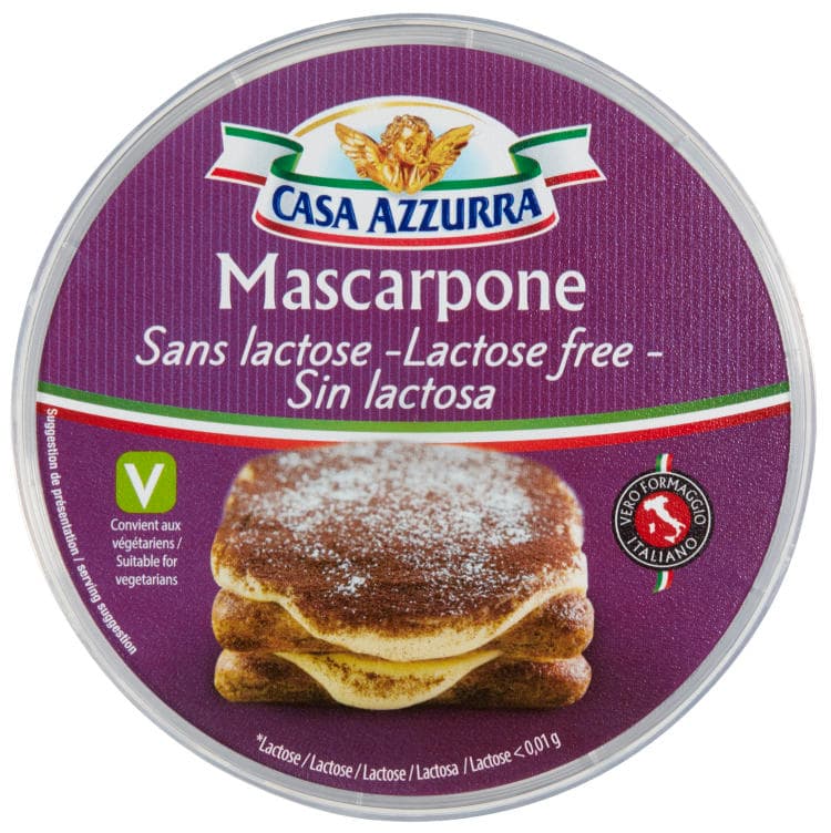 Mascarpone Laktosefri 250g Casa Azurra