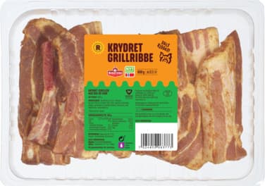 Prima Krydret Grillribbe 800g Nordfjord