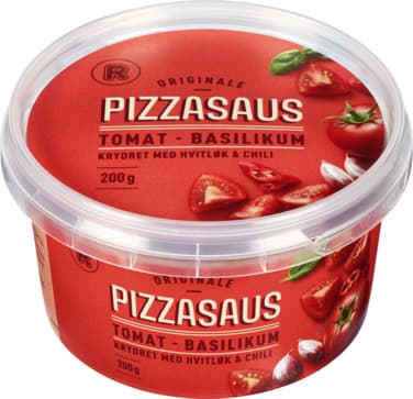 Pizzasaus Tomat og Basilikum 200g Rema 1000