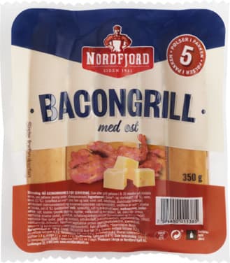 Bacongrill med Ost 350g Nordfjord