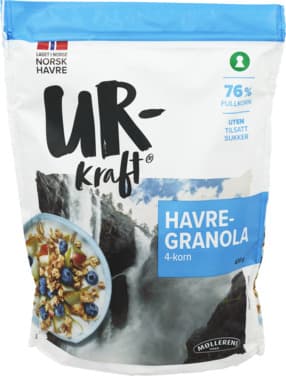 Havregranola 4-korn 430g Urkraft