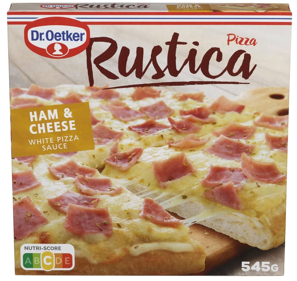 Rustica Pizza Ham & Cheese, 545 g