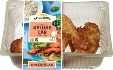 Grillede Kyllinglår med Grillkrydder 950g Solvinge